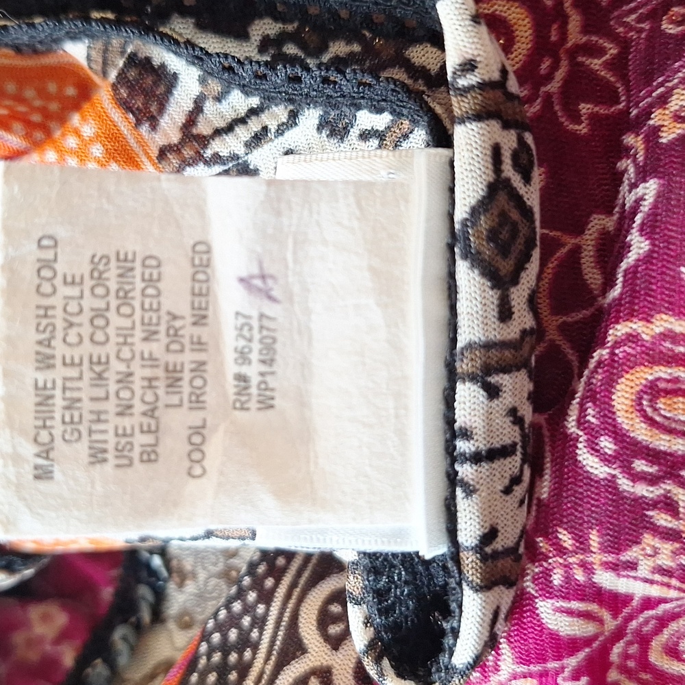 Pre-owned adorable Fashon Bug Blouse w/ tie in back M - Picture 11 of 11